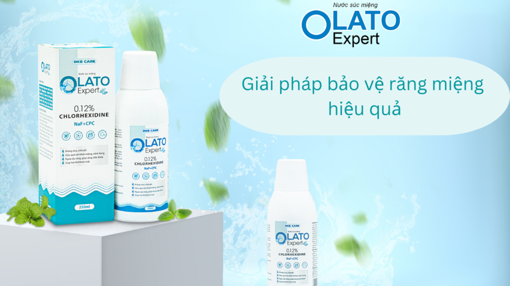 Olato Expert - nuoc suc mieng Chlorhexidine 0.12%